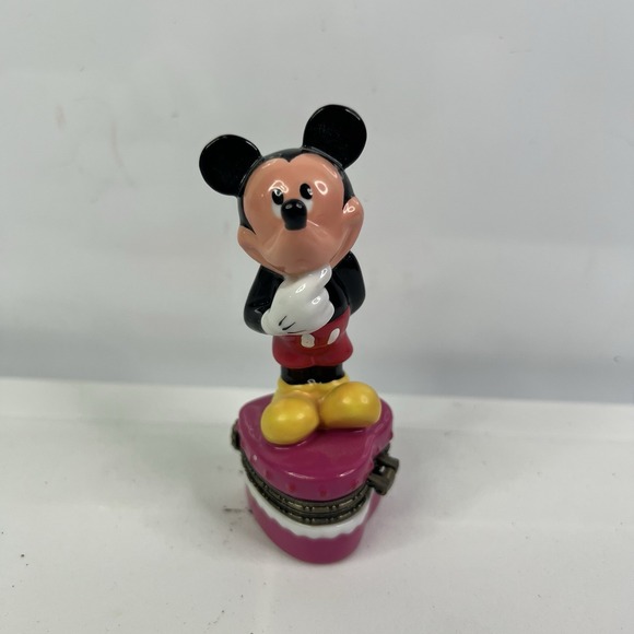 Disney Other - Disney Mickey Mouse February Trinket Hinged Porcelain Box NEW w/ Box